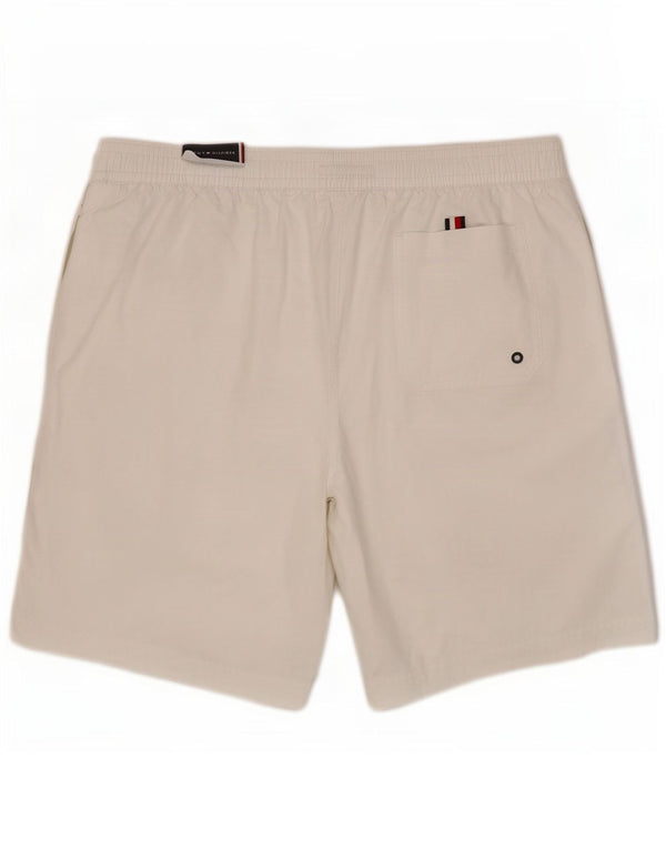 Shorts de natação masculino Tommy Hilfiger XL branco nylon