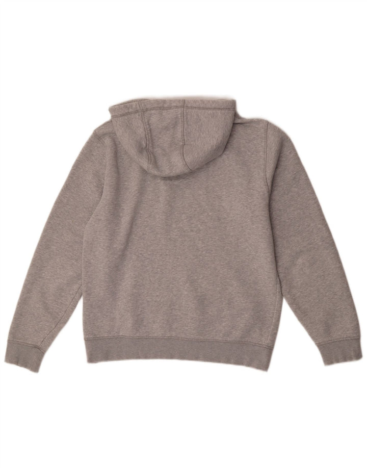 Suéter com capuz gráfico masculino Tommy Hilfiger cinza médio