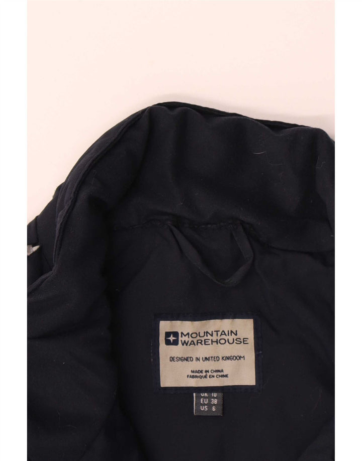 Jaqueta Parka feminina grande Mountain Warehouse Reino Unido 10 pequena azul marinho