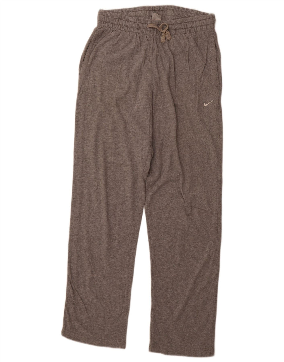 Calça de treino masculina NIKE cinza médio manchado de algodão