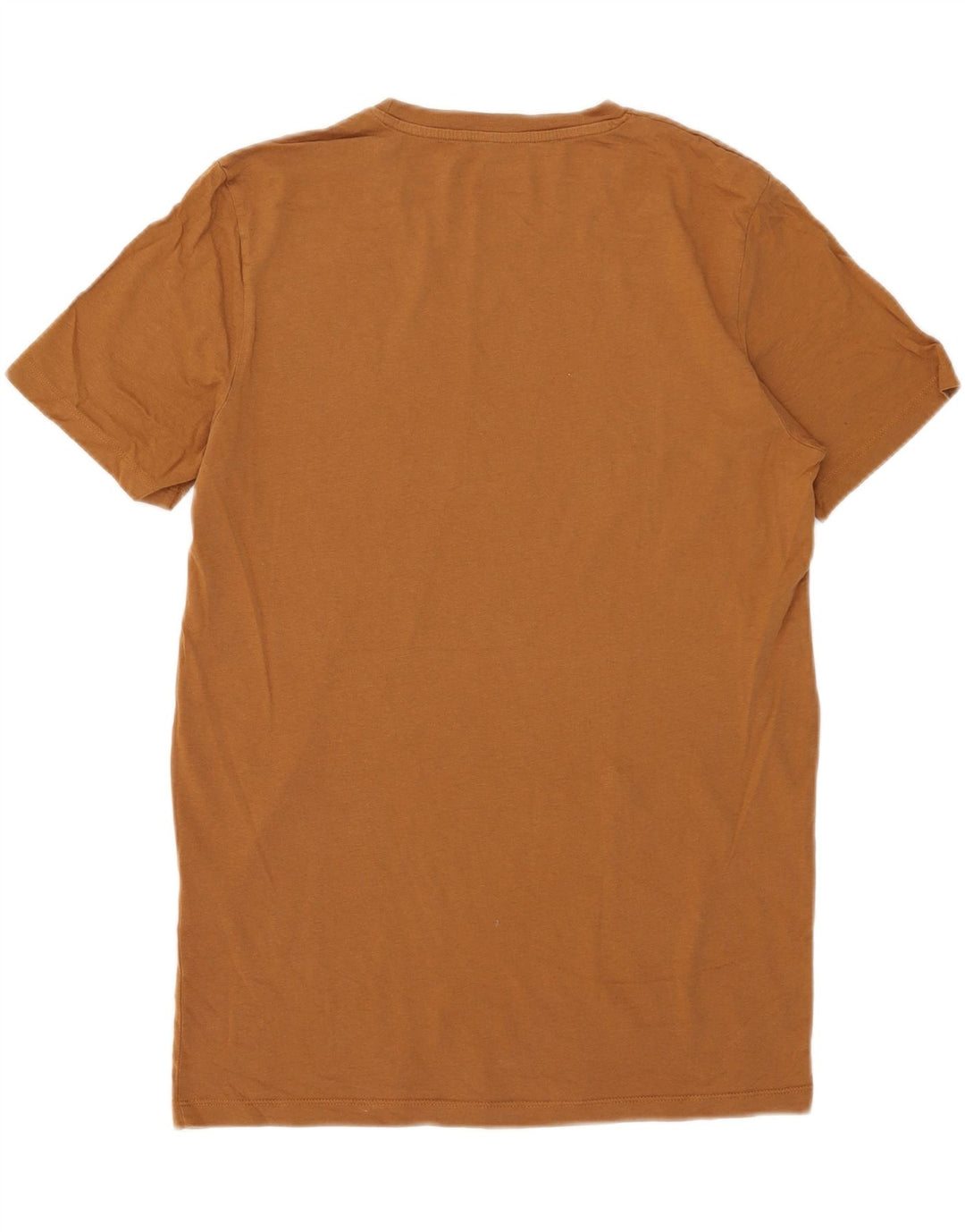 Camiseta feminina JACK & JONES com estampa gráfica grande de algodão marrom
