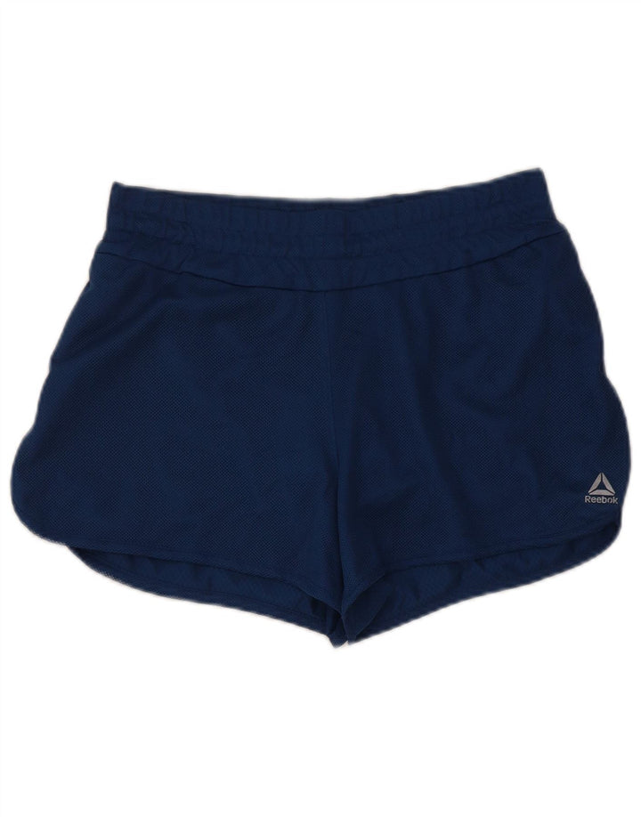 Reebok Womens Speedwick Sport Shorts UK 16 Grande Azul Poliéster