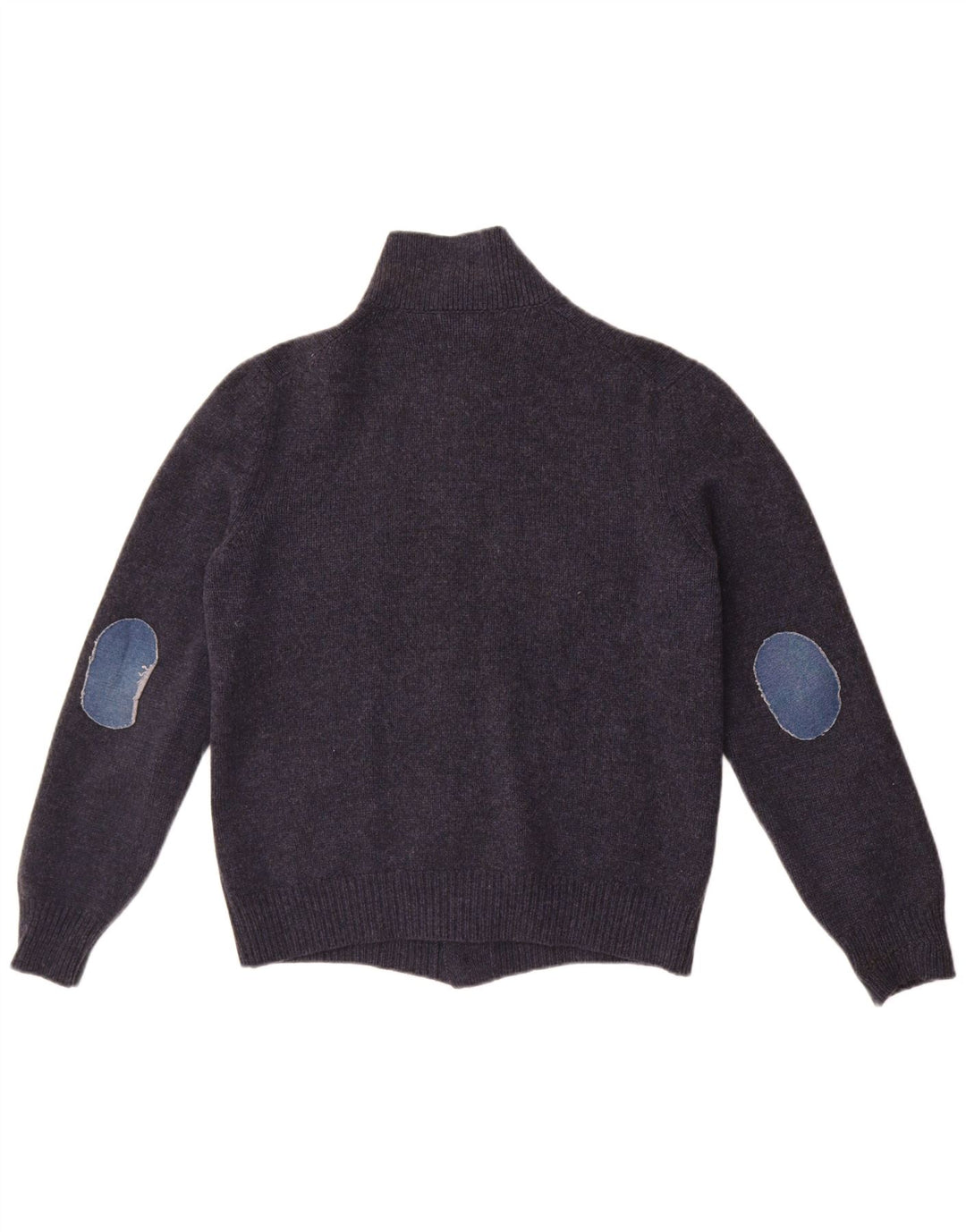 Suéter Cardigan Militar Masculino Pequeno Azul Marinho