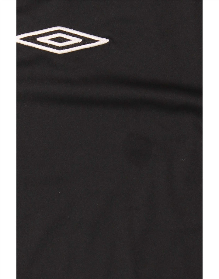 Camiseta gráfica masculina Umbro Top XL preto colorblock poliéster