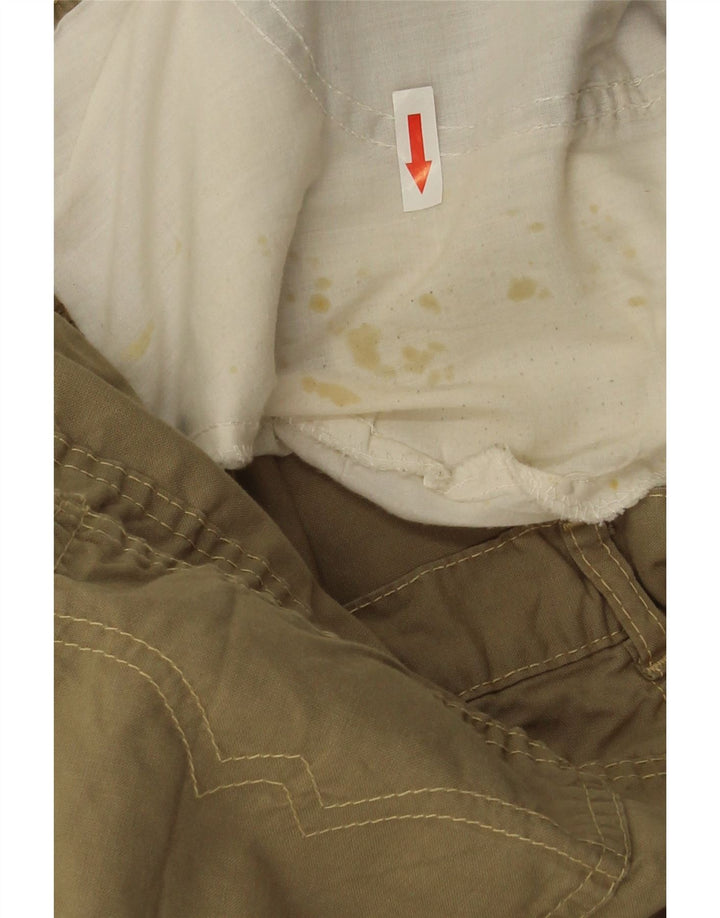 Calça casual reta masculina POP 84 W36 L31 cáqui