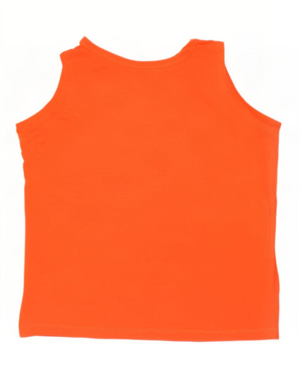 Top Kappa Boys Graphic Vest 9-10 Anos Laranja