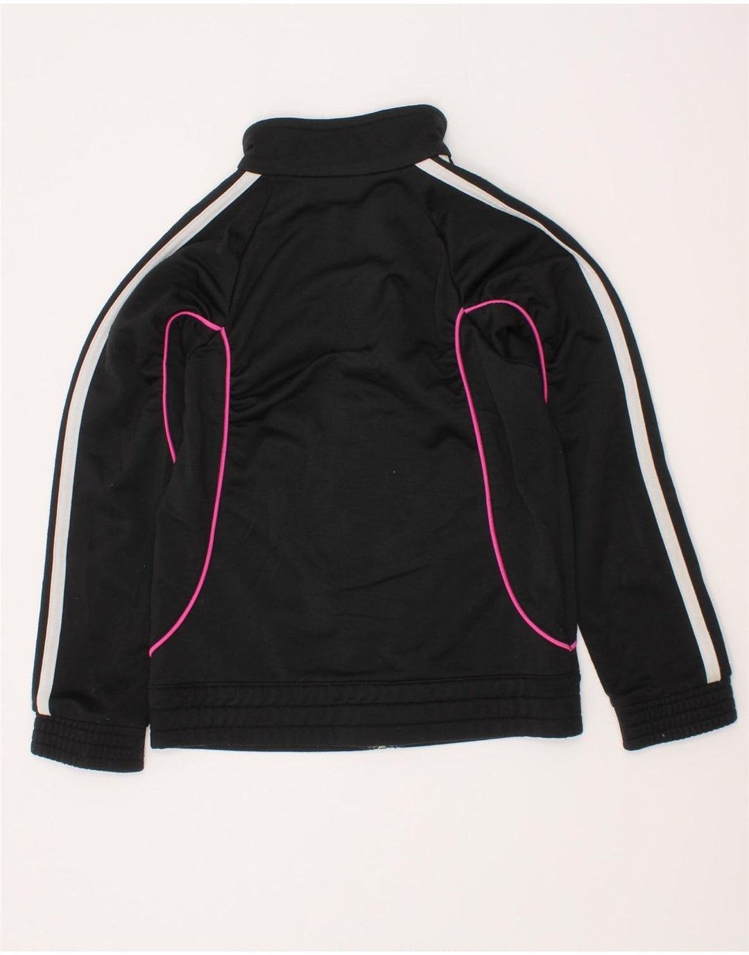 Casaco de treino feminino Adidas 5-6 anos preto poliéster
