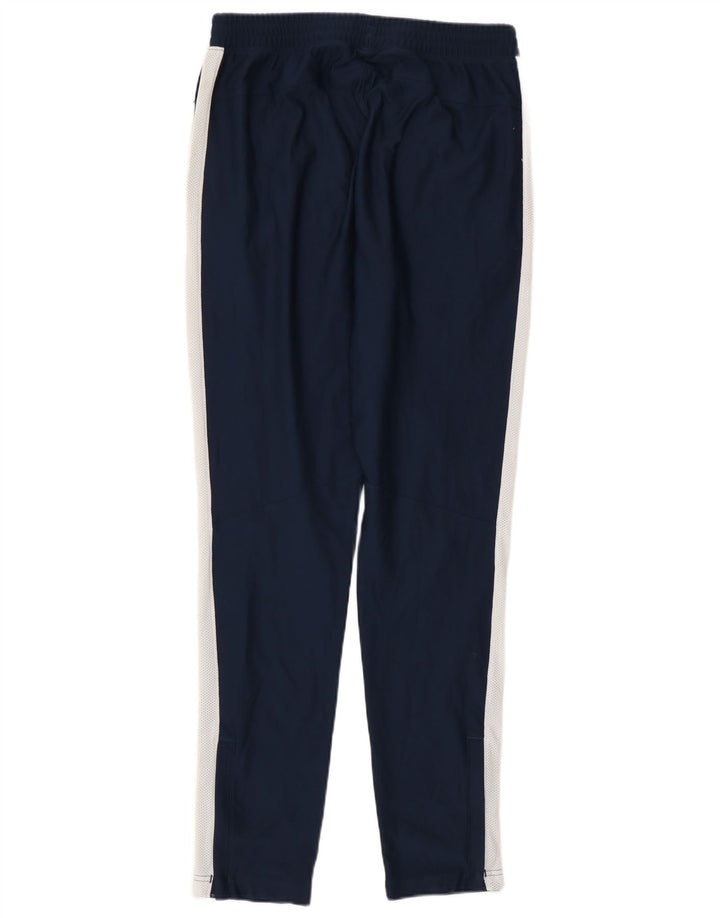 Calça de treino masculina Under Armour médio azul marinho colorblock poliéster