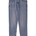 Zara Mens Straight Jeans EU 42 Grande W32 L32 Azul Algodão