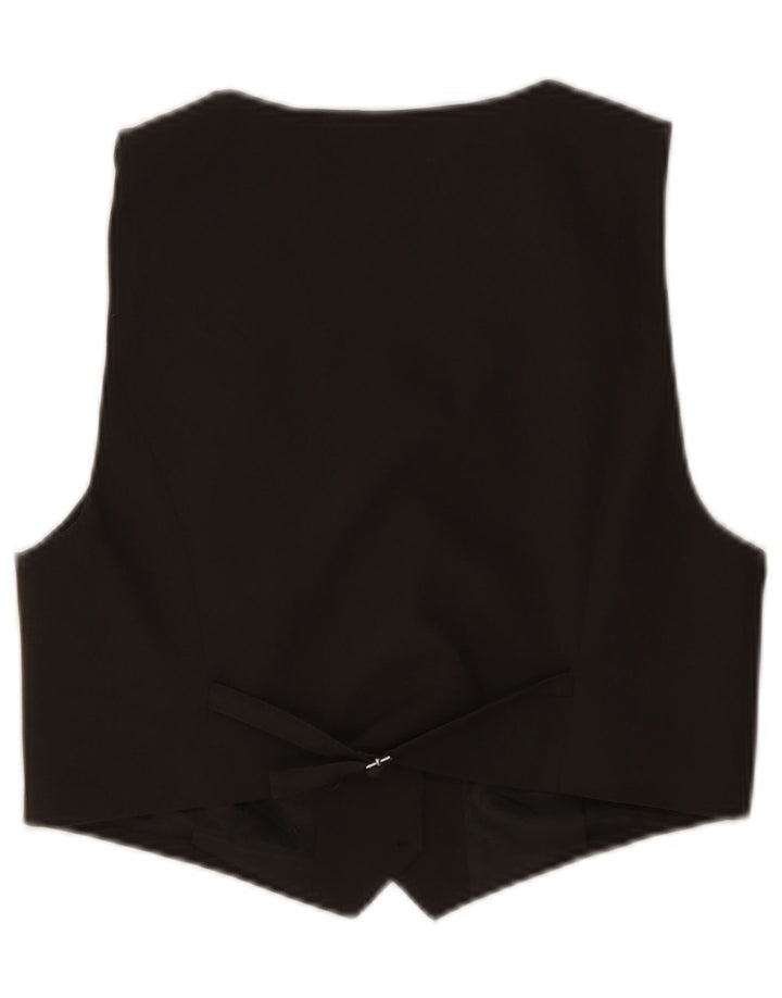 Colete feminino Zara UK 12 poliéster cáqui médio