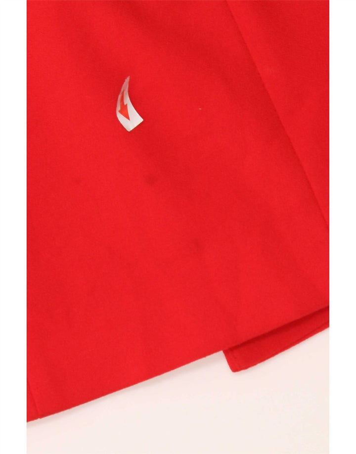 Jaqueta blazer feminina Zara UK 14 poliéster vermelho médio