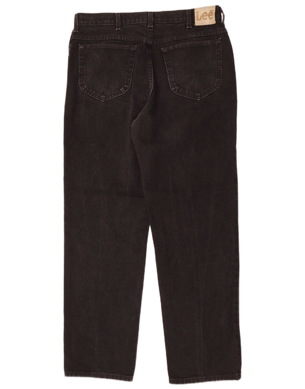 Calça jeans reta masculina Lee W34 L32 preta