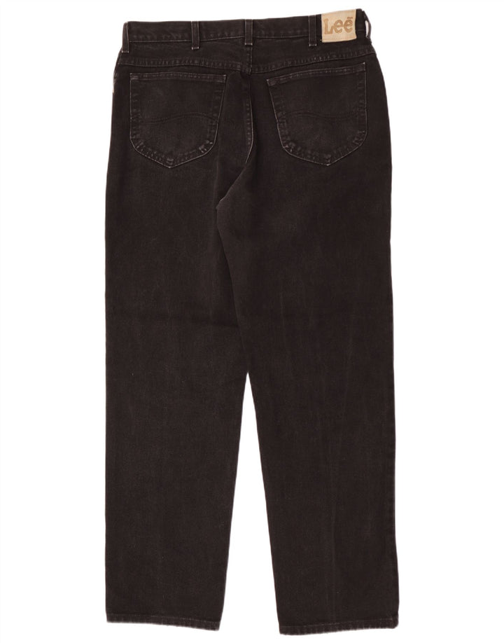 Calça jeans reta masculina Lee W34 L32 preta