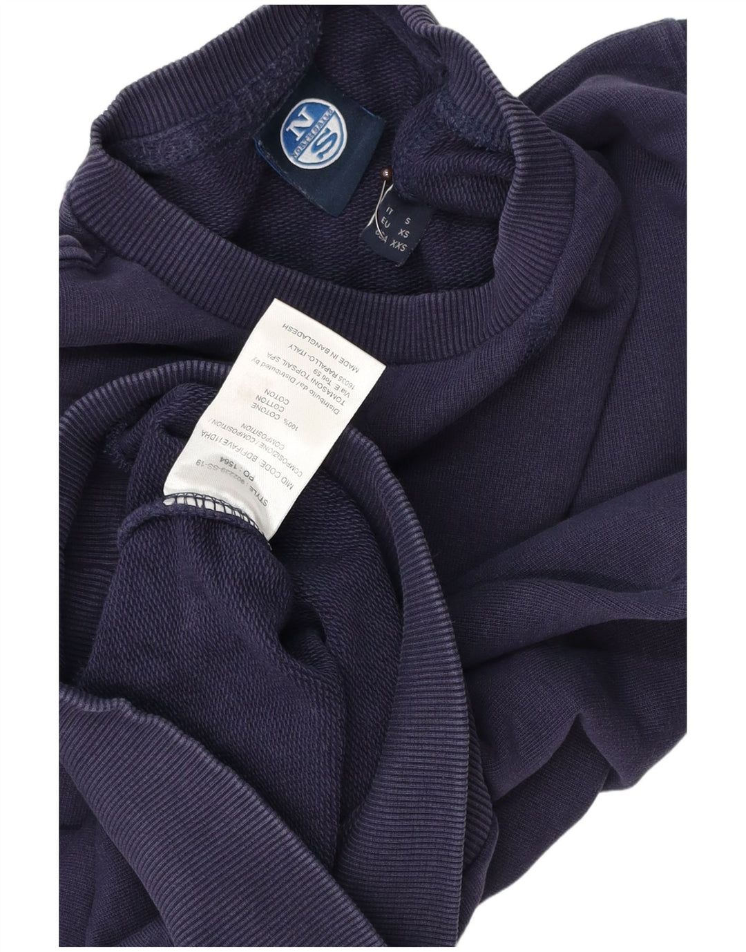 North Sails moletom masculino jumper pequeno azul marinho algodão
