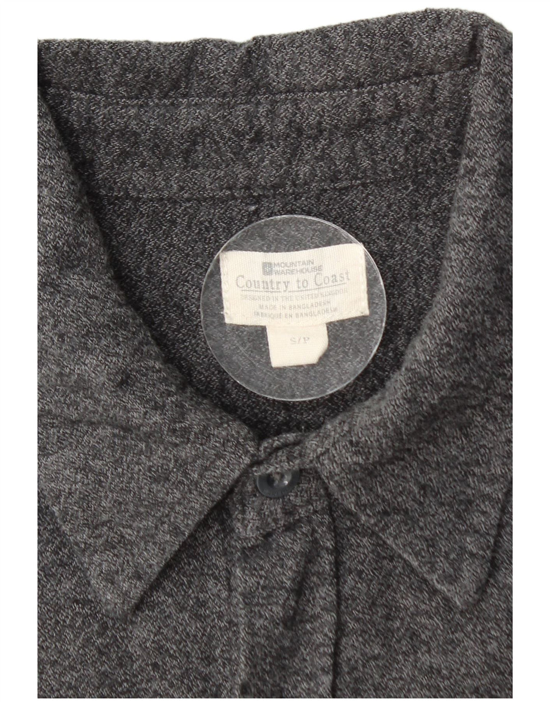 Camisa de flanela para meninos Mountain Warehouse 14-15 anos algodão cinza pequeno