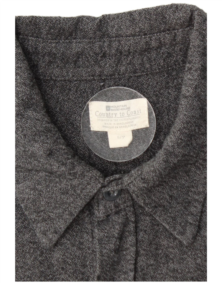 Camisa de flanela para meninos Mountain Warehouse 14-15 anos algodão cinza pequeno