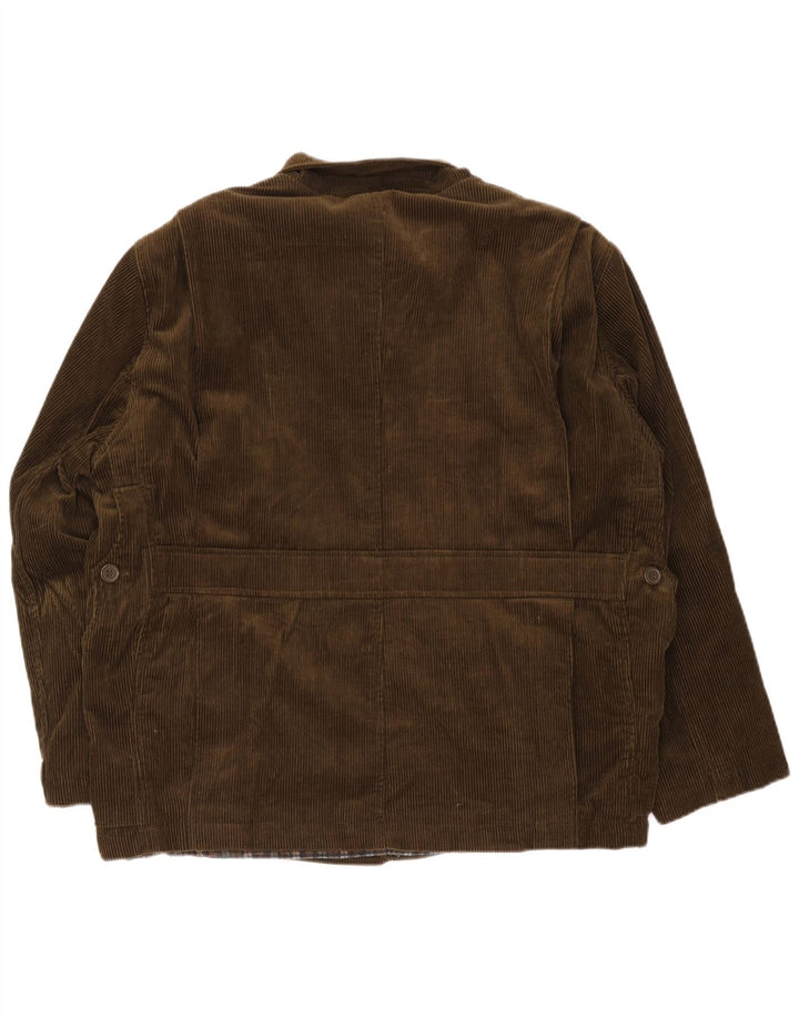 Jaqueta masculina de veludo Hunter IT 50 grande algodão marrom