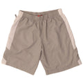 Shorts esportivos masculinos Puma médio cinza colorblock poliéster