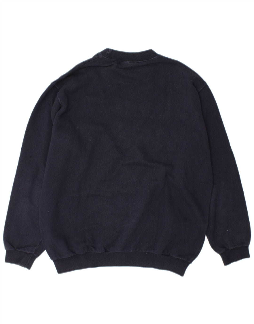 Wrangler moletom masculino gráfico jumper médio azul marinho algodão
