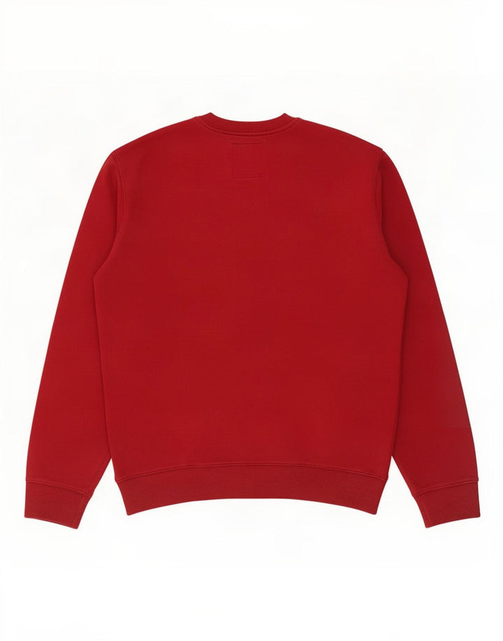 Vans Mens Graphic Moletom Jumper Médio Marrom Algodão