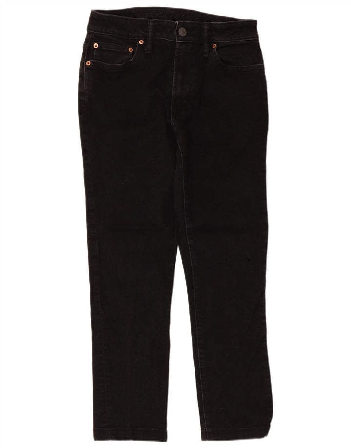 Calça jeans feminina American Eagle W30 L26 algodão preto