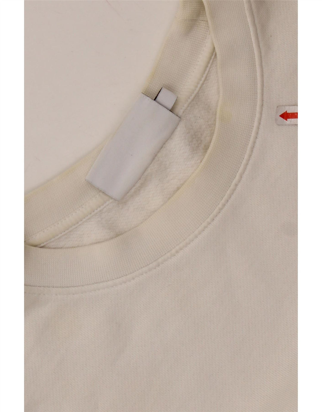 CALVIN KLEIN moletom gráfico masculino jumper médio algodão branco