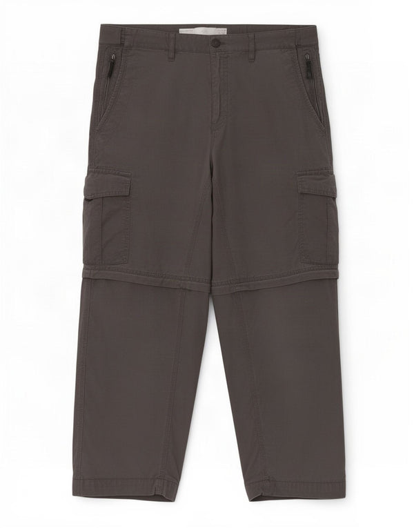 Calça cargo masculina Marks & Spencer Regular Fit W30 L29 algodão cinza