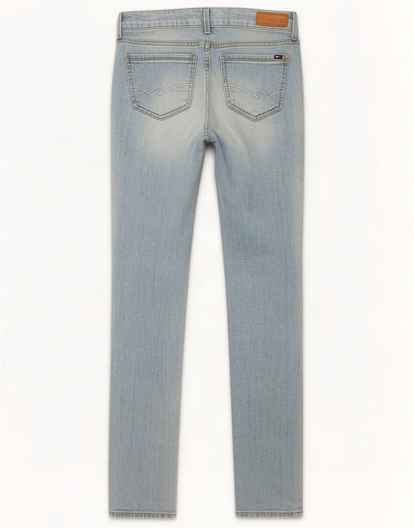 Tommy Hilfiger Womens Skinny Jeans W28 L34 Azul Algodão