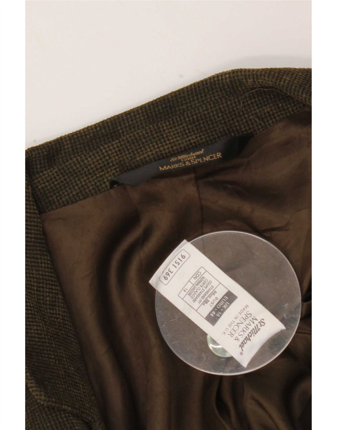 Jaqueta Marks & Spencer Feminina St. Michael Blazer Reino Unido 16 Grande Verde