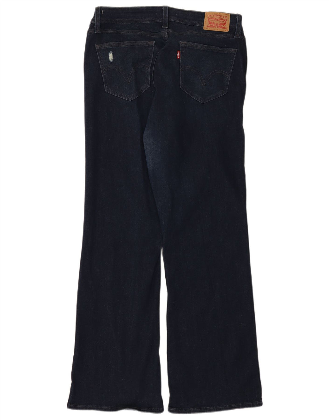 Calça jeans feminina Levi's 529 Curvy Bootcut W31 L30 azul marinho algodão