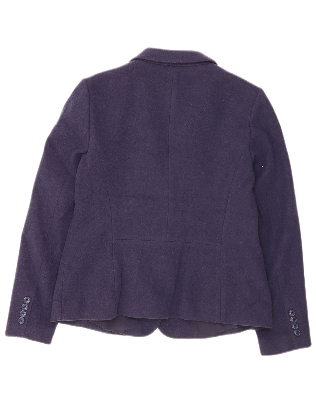 Jaqueta blazer feminina de 2 botões Marks & Spencer Reino Unido 12 médio azul marinho