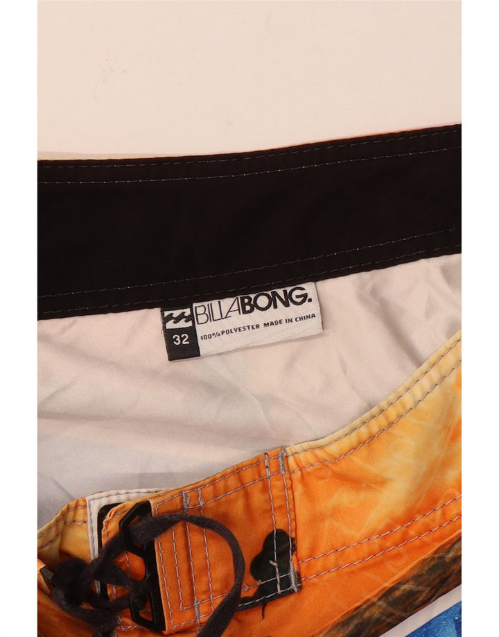 Shorts de natação masculino Billabong gráfico médio listrado multicolorido