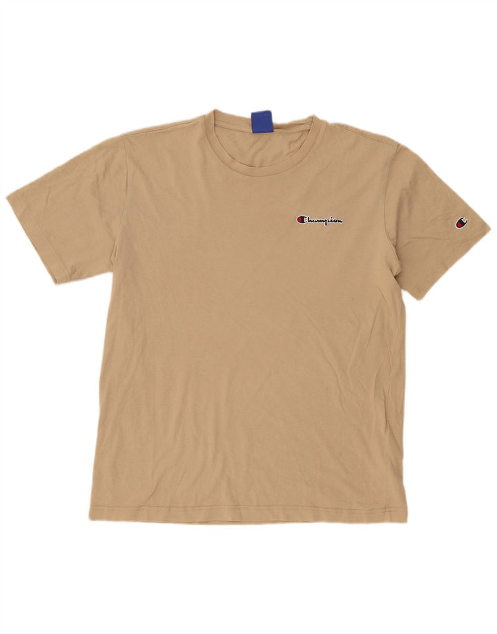 Camiseta masculina Champion XL algodão bege