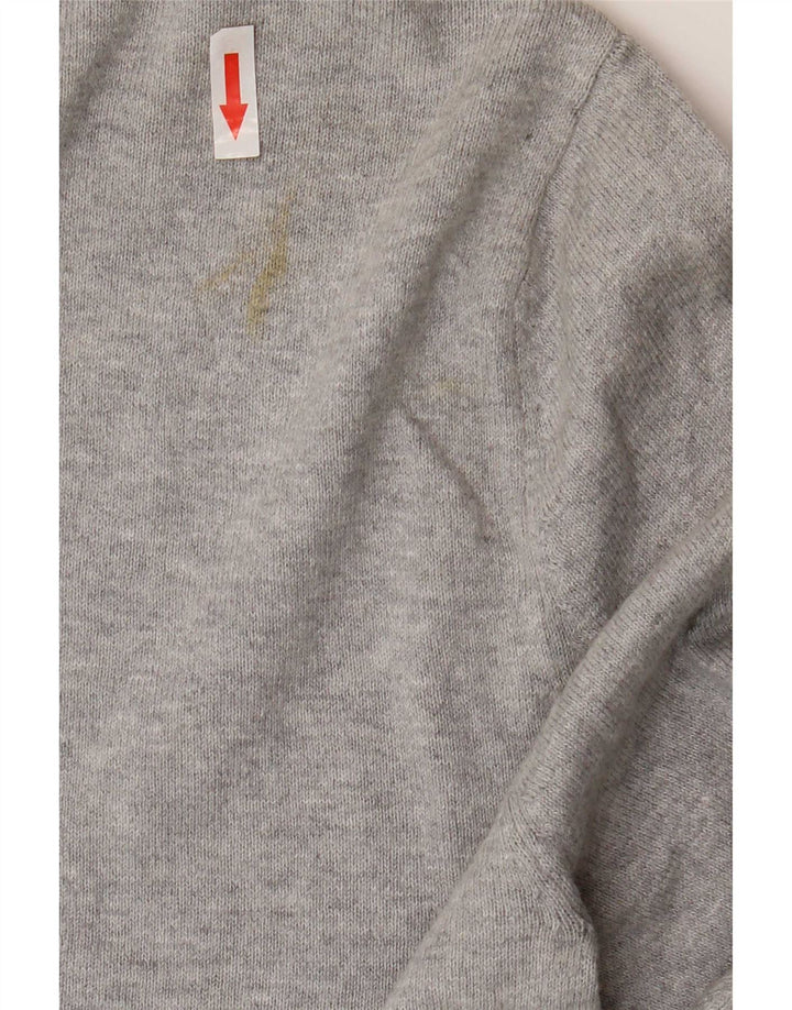 Suéter masculino Jack Wills com gola redonda cinza médio