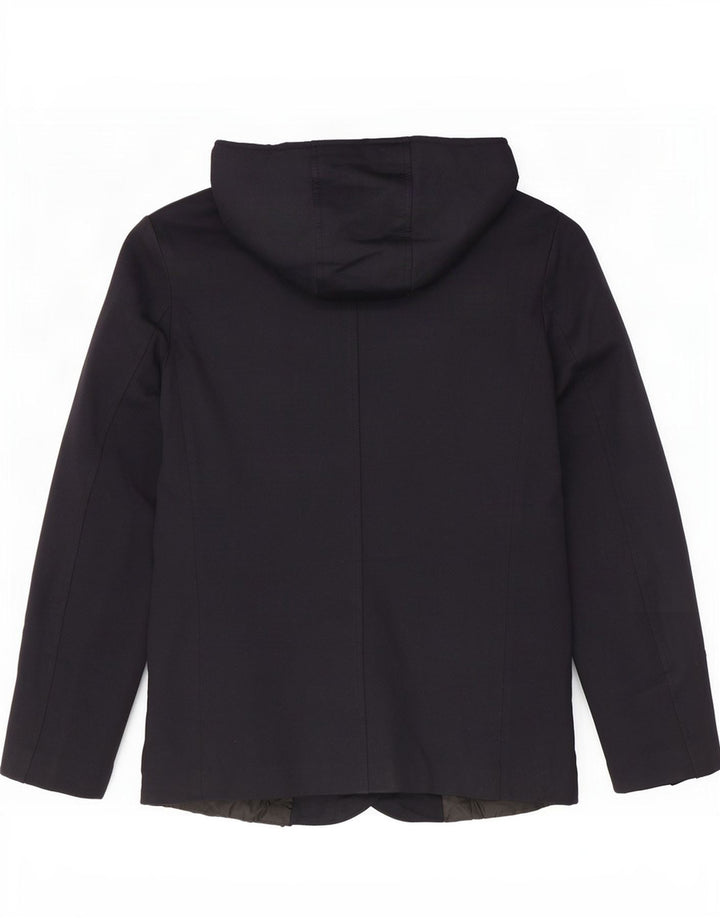 Jaqueta utilitária masculina Zara com capuz UK 38 azul marinho médio