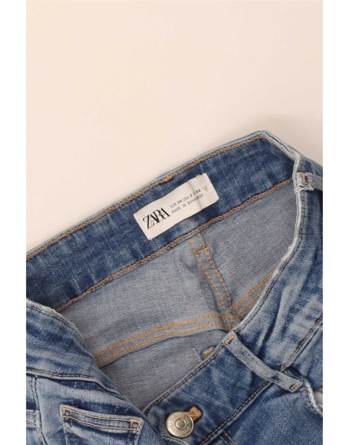 Zara Jeans Slim Feminino EU 34 2XS W24 L27 Azul