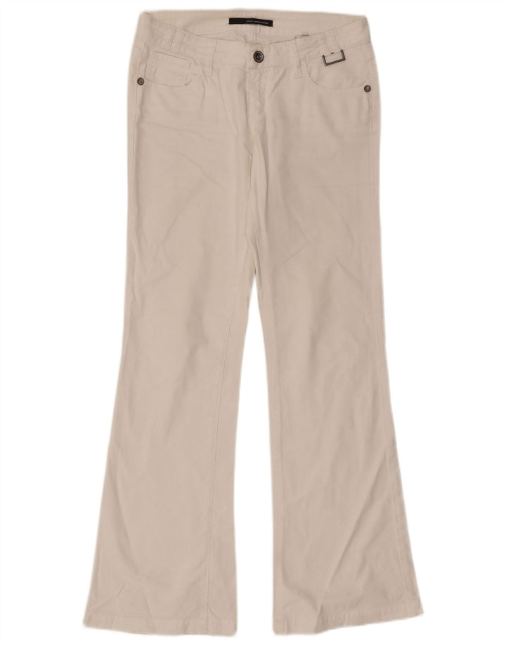 Jeans feminino Atos Lombardini Bootcut W30 L31 algodão branco