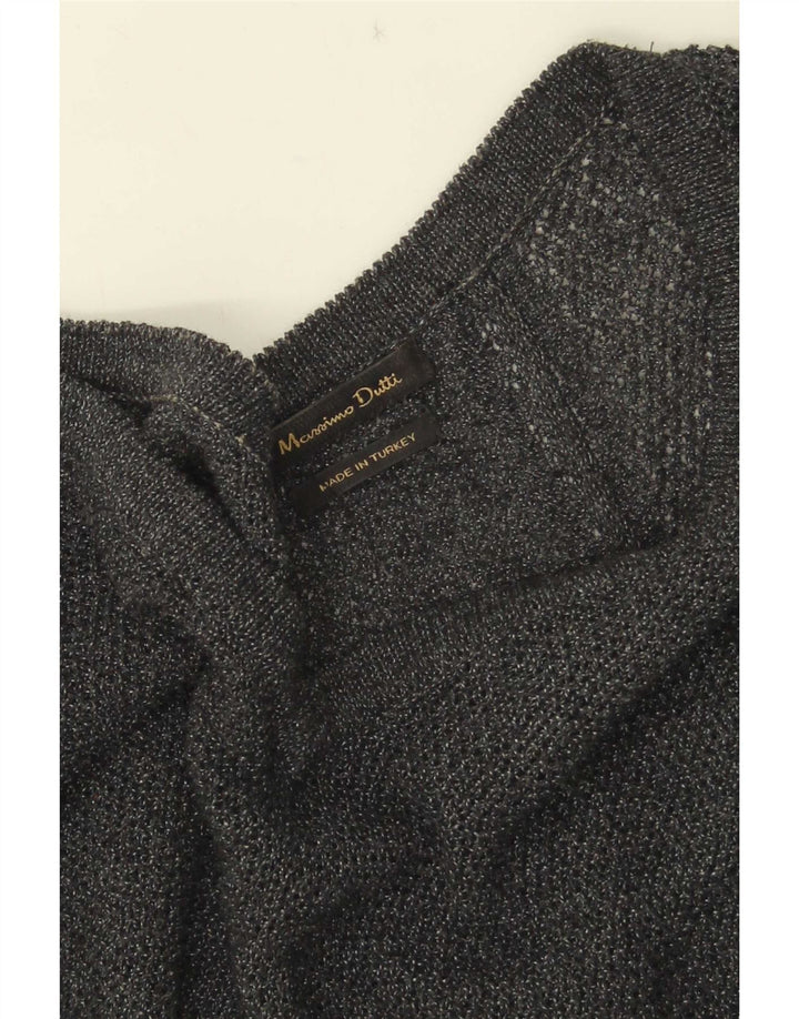 Vestido jumper feminino Massimo Dutti Reino Unido 14 cinza médio