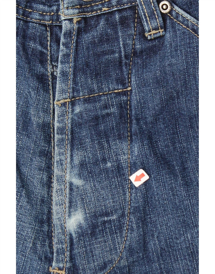 Calça jeans reta masculina Caterpillar Cargo W28 L31 algodão azul
