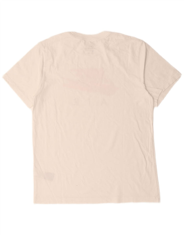 Camiseta Nike masculina gráfica Top médio algodão branco