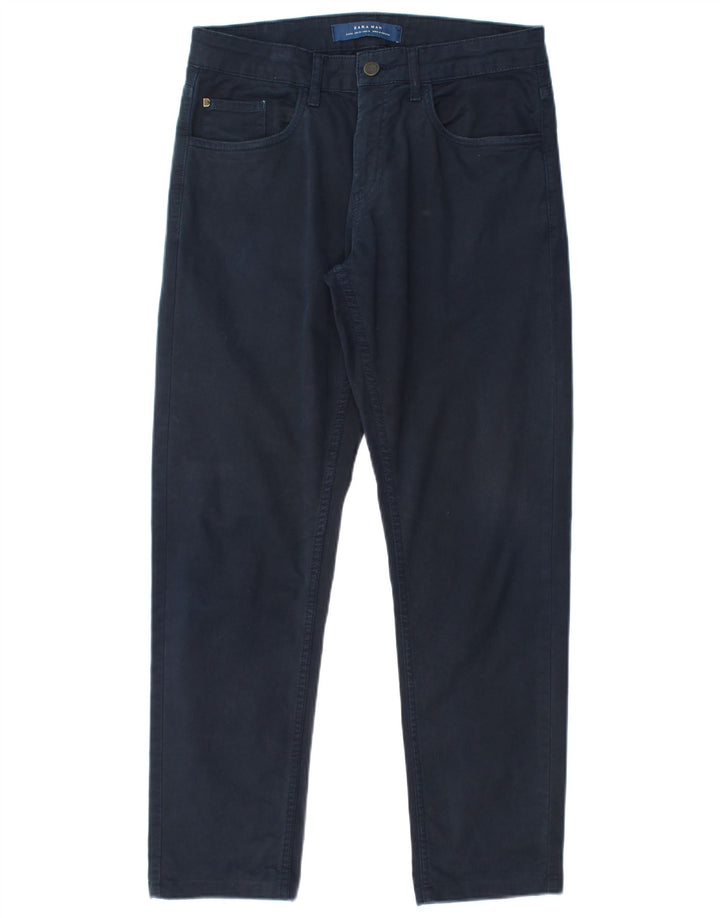 Zara Mens Slim Jeans EU 40 Médio W31 L29 Azul Marinho