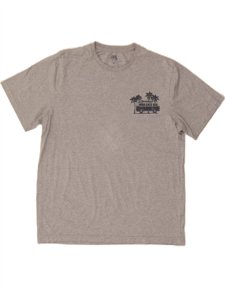 IZOD Mens Salt Water Graphic T-Shirt Top XL Grey Cotton Vintage Izod and Second-Hand Izod from Messina Hembry 
