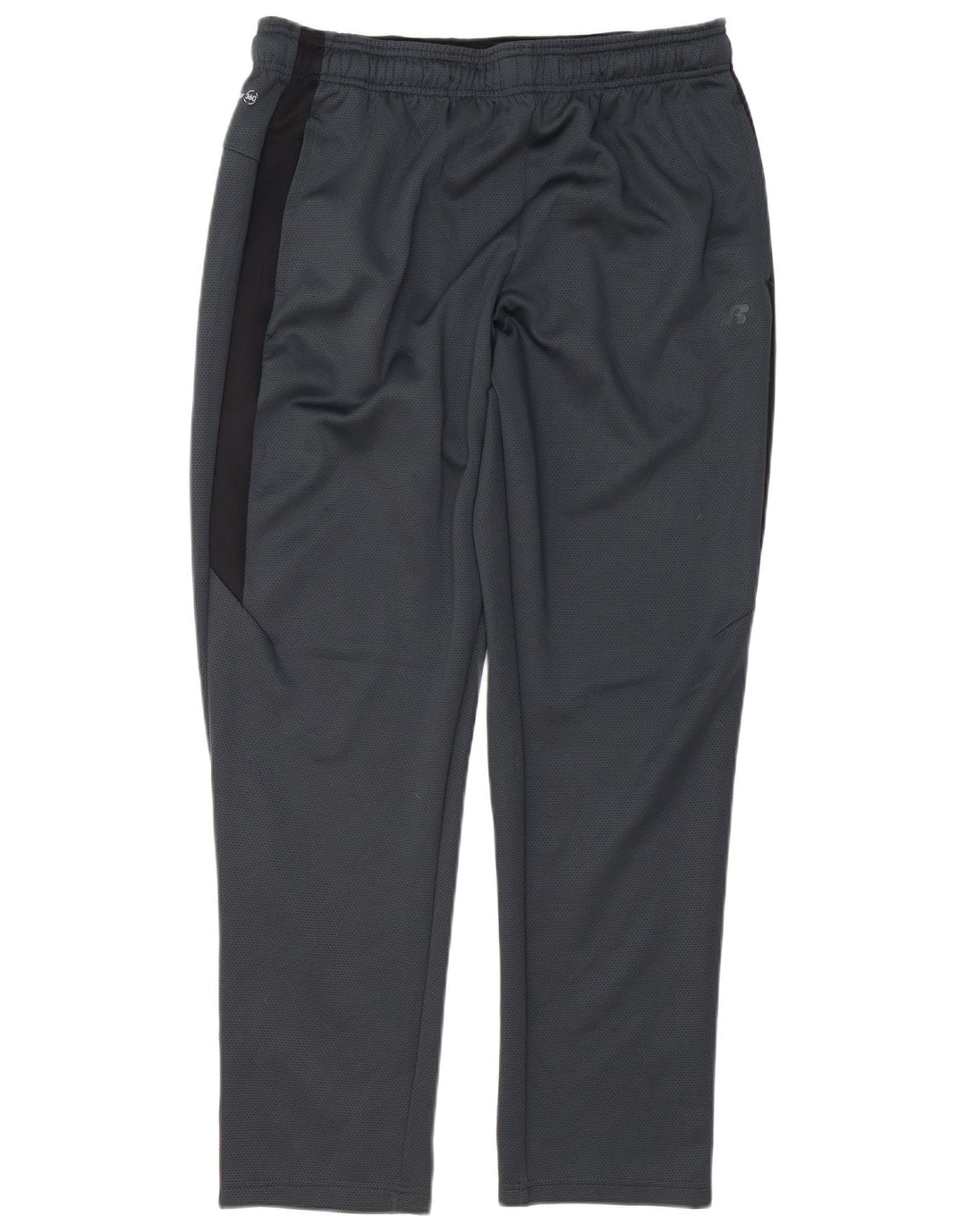 Calça de treino masculina RUSSELL ATLÉTICA grande cinza colorblock poliéster