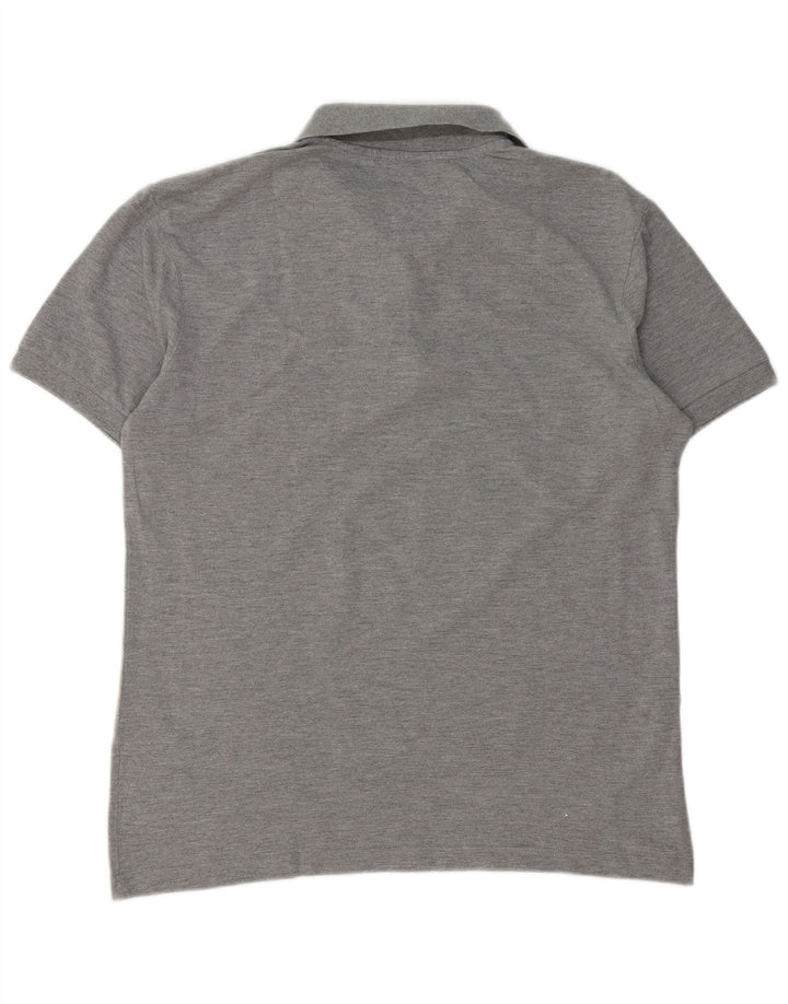 Camisa polo masculina KAPPA algodão cinza médio
