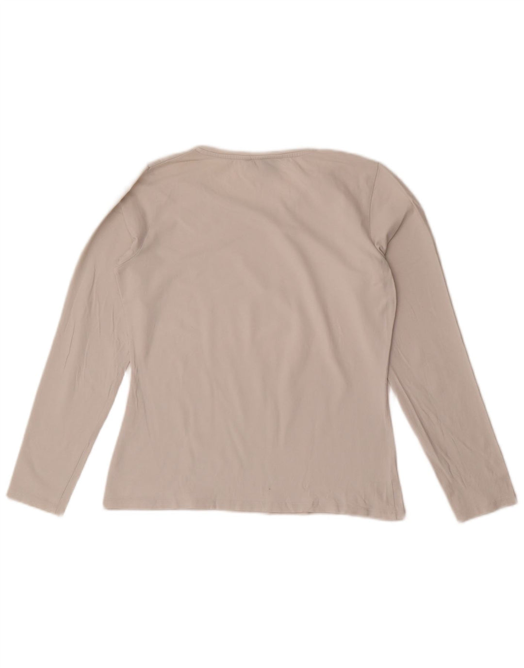 Gant Top Feminino Manga Longa Reino Unido 14 Grande Algodão Branco