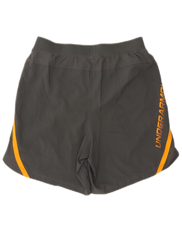 Shorts esportivos masculinos Under Armour Graphic cinza médio