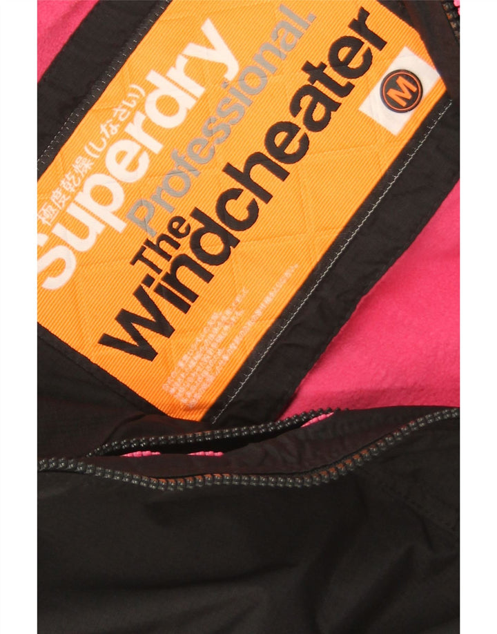 Jaqueta corta-vento feminina Superdry UK 14 médio preto