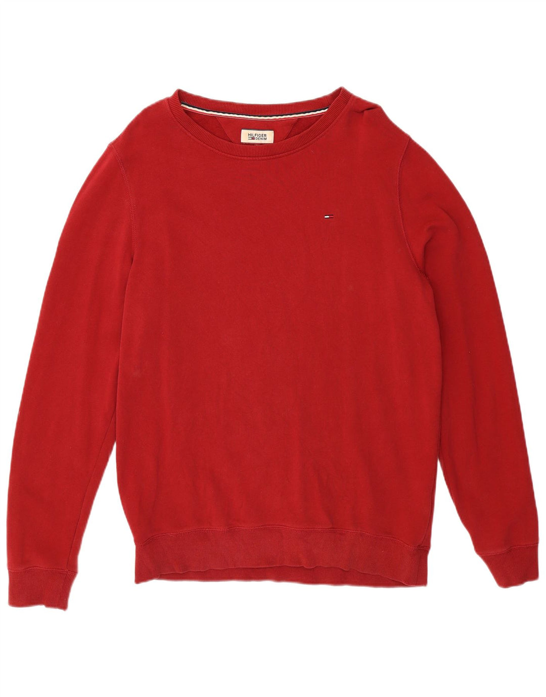 TOMMY HILFIGER moletom masculino jumper grande algodão vermelho
