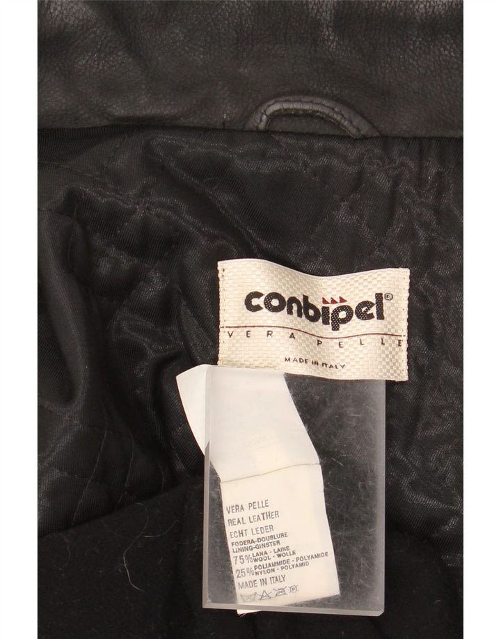 Casaco de couro masculino CONBIPEL IT 54 XL couro preto
