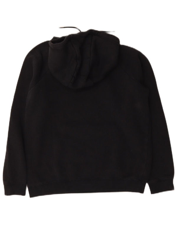Jumper com capuz Nike feminino oversized UK 10 pequeno algodão preto